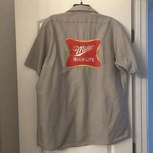 Miller Beer Work Shirt